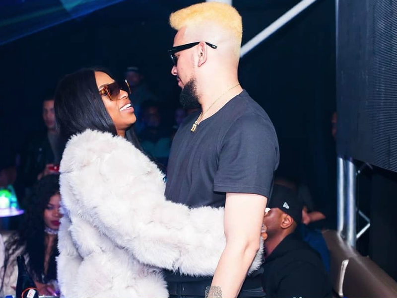 DJ Zinhle and AKA/ Instagram