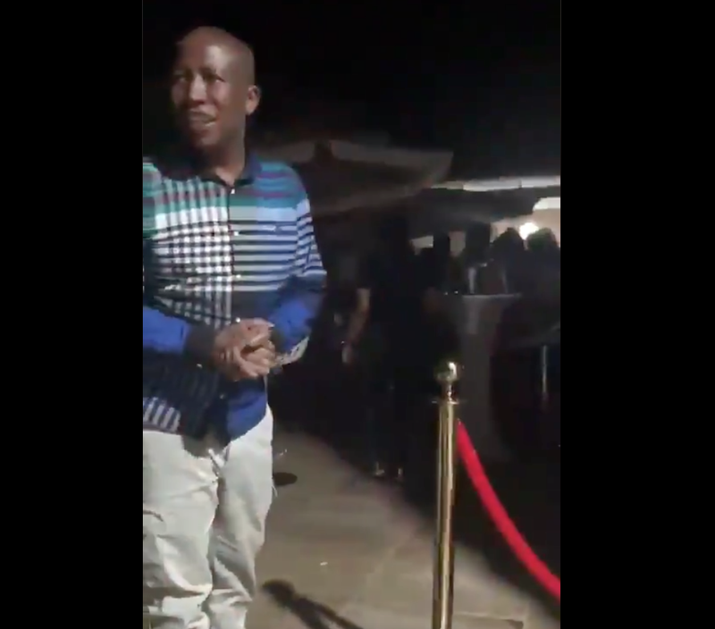 Julius Malema in the club