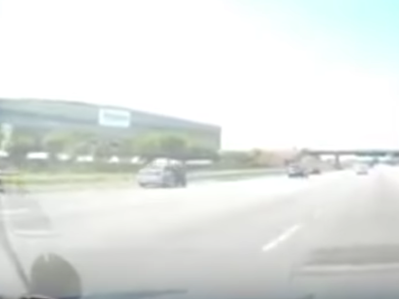 Man throws baby out of car