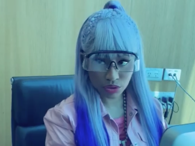 Nicki Minaj's 'Devil Wears Prada' imitation / Instagram
