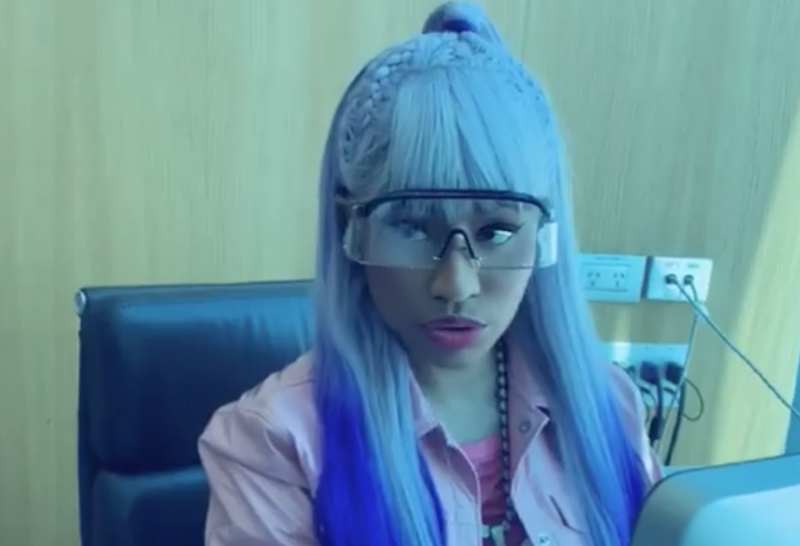 Nicki Minaj's 'Devil Wears Prada' imitation / Instagram