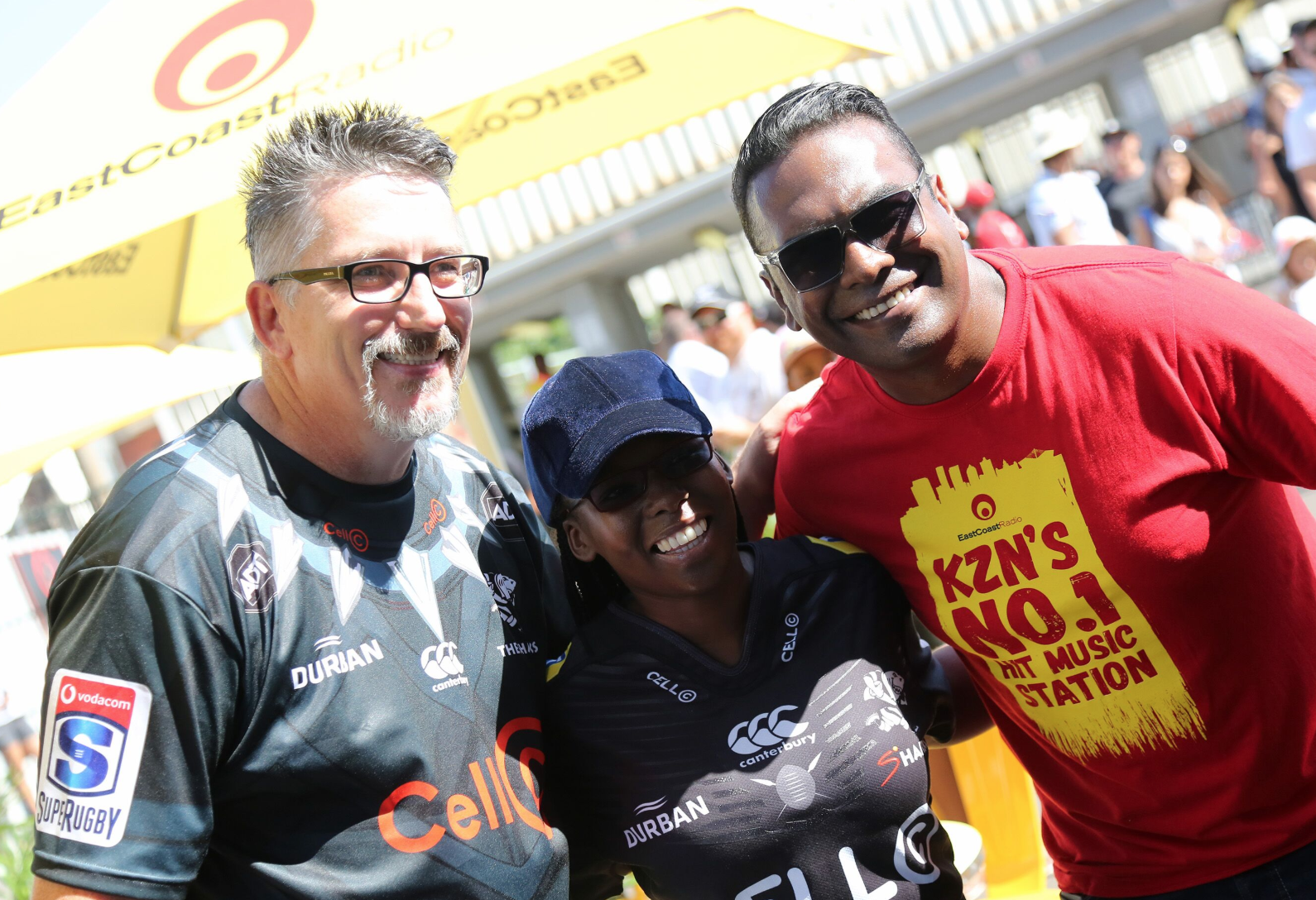 Darren Maule with Deon Govender