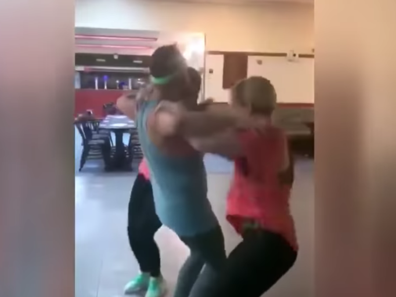 People doing the "Triangle Dance Challenge" / YouTube