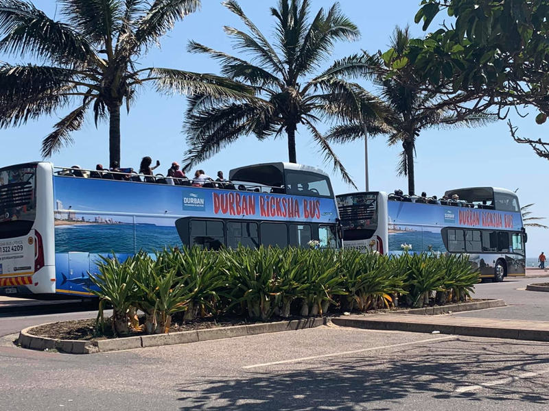 Durban Ricksha Bus / Durban Tourism Facebook Page