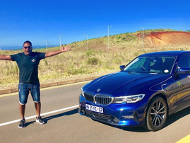 Deon Govender and the 3 Series BMW / Instagram