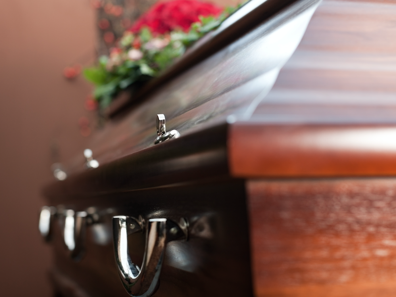 Coffin in the church / iStock