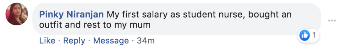 ECR audience on first salary / Facebook 2