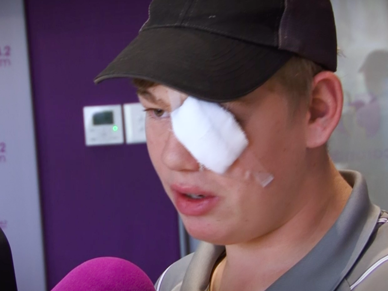Good Morning Angels: A mom’s leap of faith to save her bullied son’s eye pays off