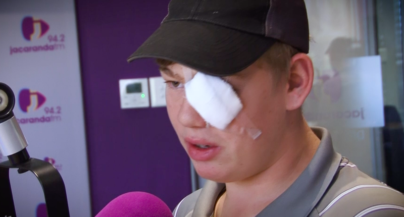 Good Morning Angels: A mom’s leap of faith to save her bullied son’s eye pays off