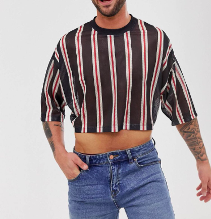 Crop tops for men are here for the summer