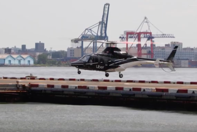 'Uber Air': Taxi giant launches first helicopter ride
