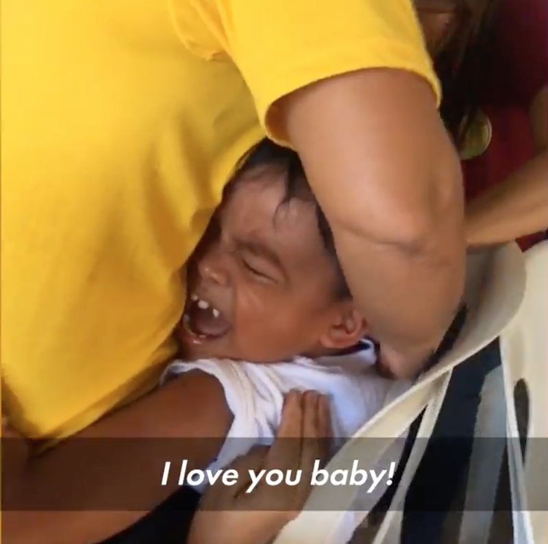 Boy sings through vaccinations