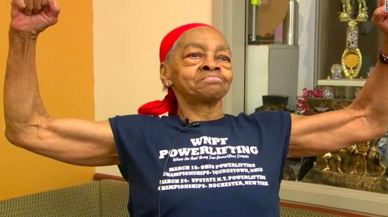 82-year-old bodybuilder