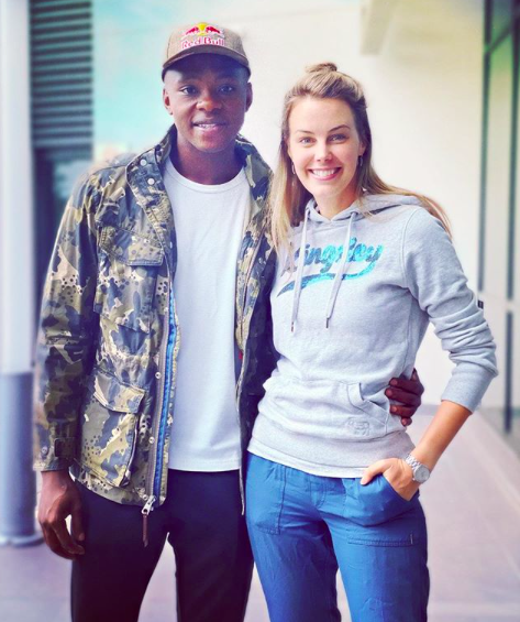 Elma Smit and Kagiso Rabada