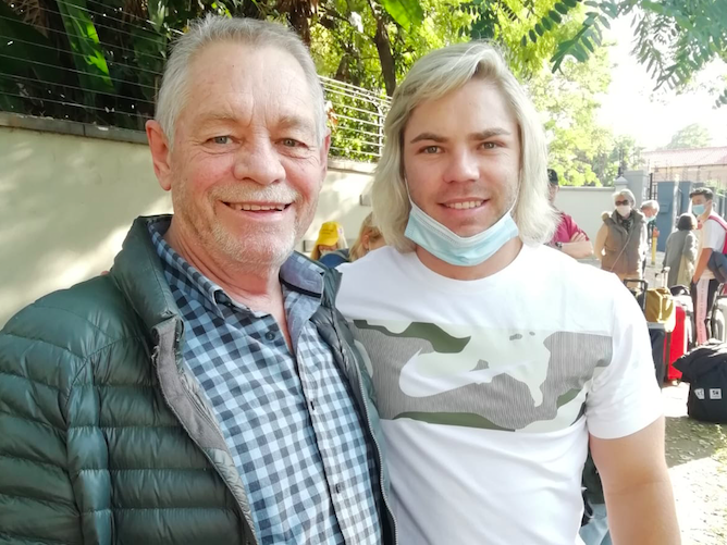 Tobie and Faf de Klerk