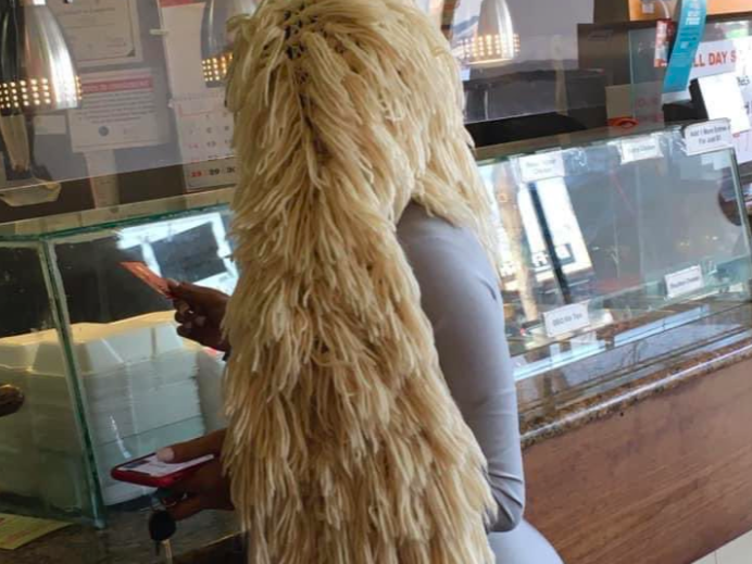 Weird-looking Hairdo