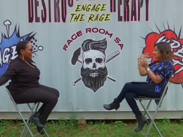 Devi Rage WATCH: Philicity Reeken and Devi Sankaree Govender visit Rage Room for ...