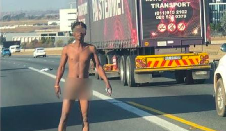 Naked Man In Midrand