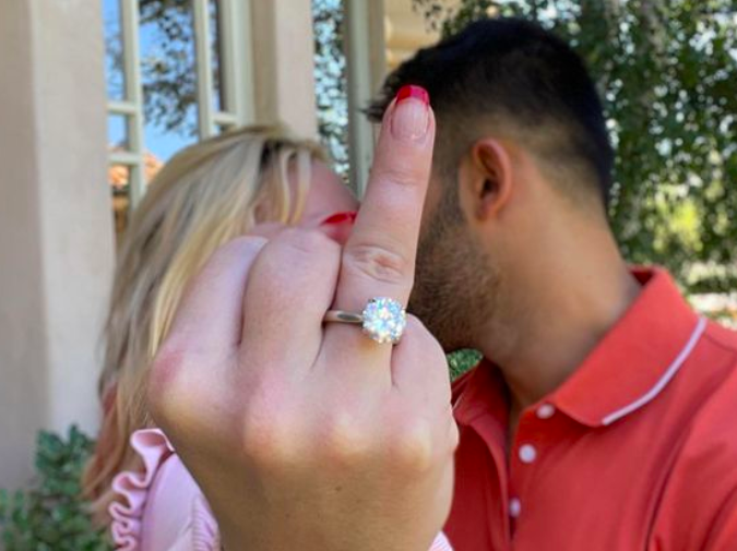 Britney Spears and Sam Asghari