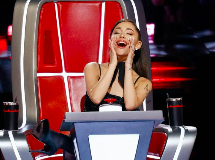 Ariana Grande Does Celine Dion Impression On The Voice 8476