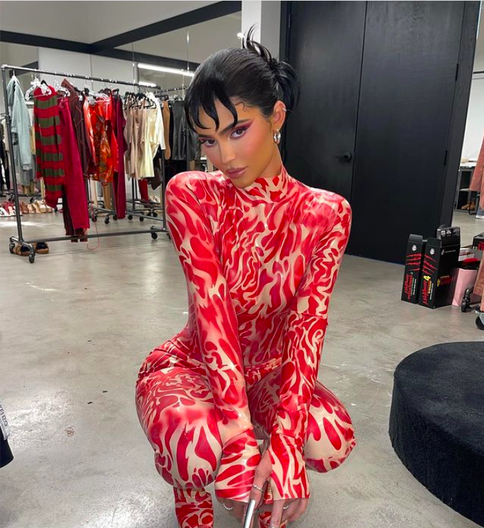 Kylie Jenner makeup satanic launch nightmare on elm street