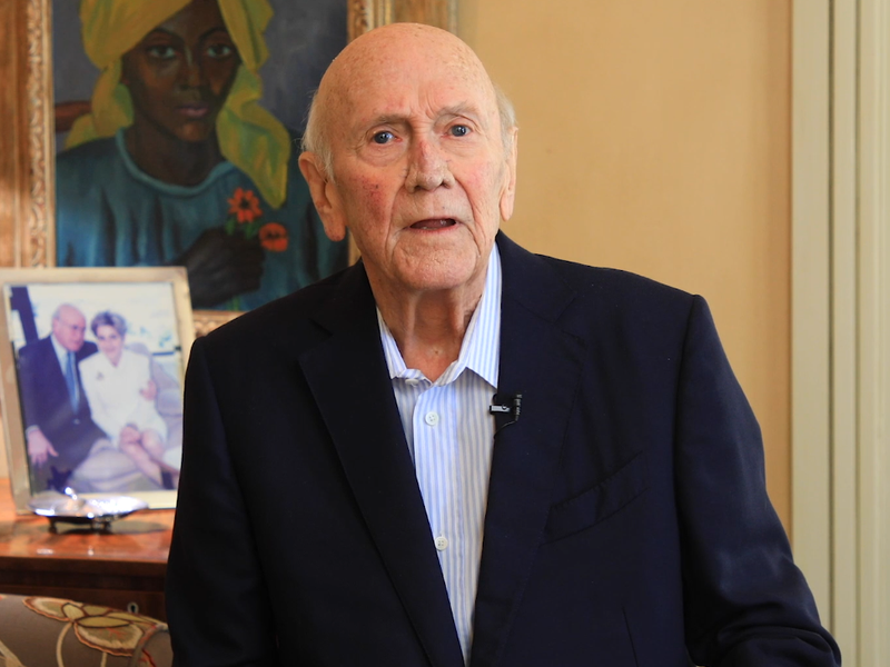FW De Klerk-Final words November 11, 2021