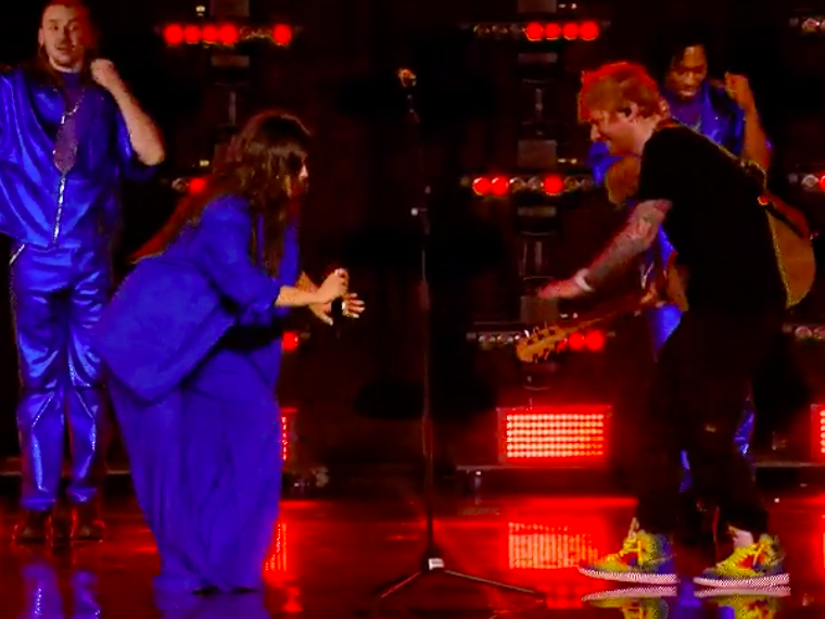 Camila Cabello and Ed Sheeran