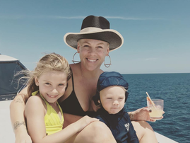 pink and kids