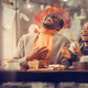 Father and daughter laughing out loud feeling happy together / iStock