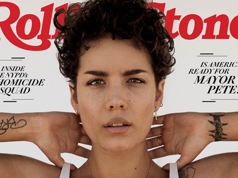 Halsey in Rolling Stone / Instagram