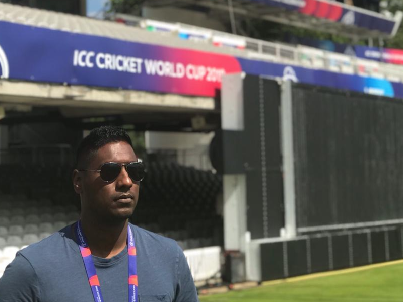 Myron at the ICC Cricket World Cup / Supplied