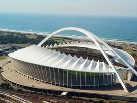Drone footage of the Moses Mabhida Stadium / YouTube (Rakesh Morar)