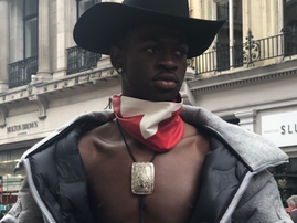 Lil Nas with cowboy hat / Instagram