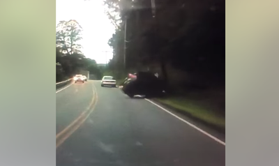 Horrific texting and driving car crash caught on camera