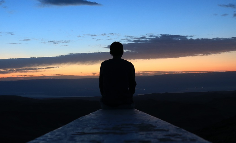 Silhouette of a person / Pexels