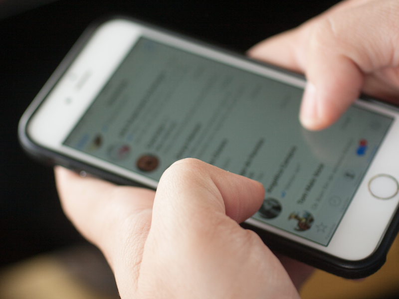 Typing in WhatsApp / iStock