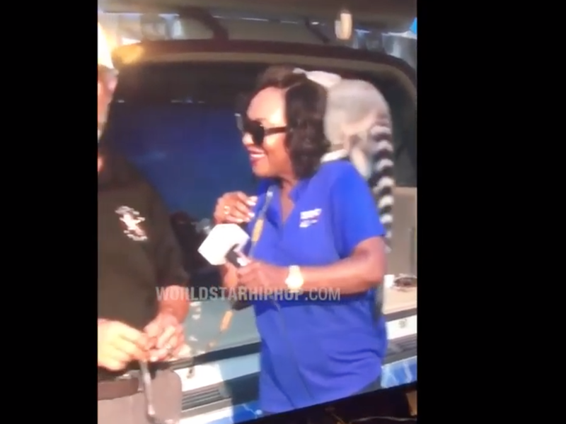 News Reporter Gets Her Wig Snatched During Live Report! / YouTube