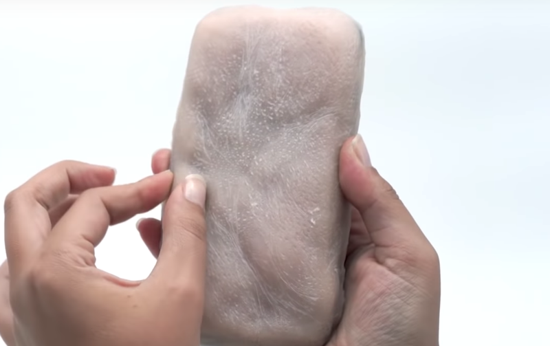 Creepy Human skin phone cover is freaking the internet out