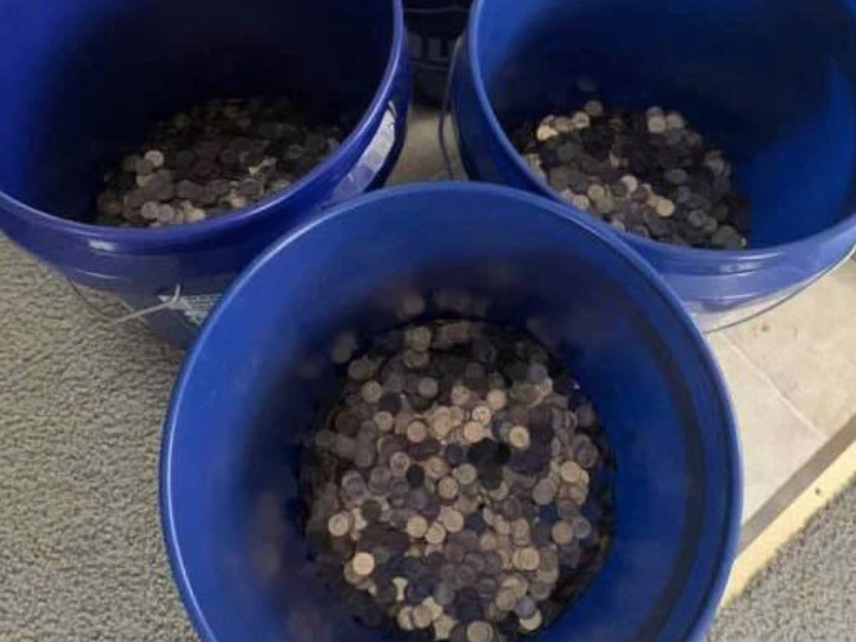 Coins filled by Brandi Lee / Facebook