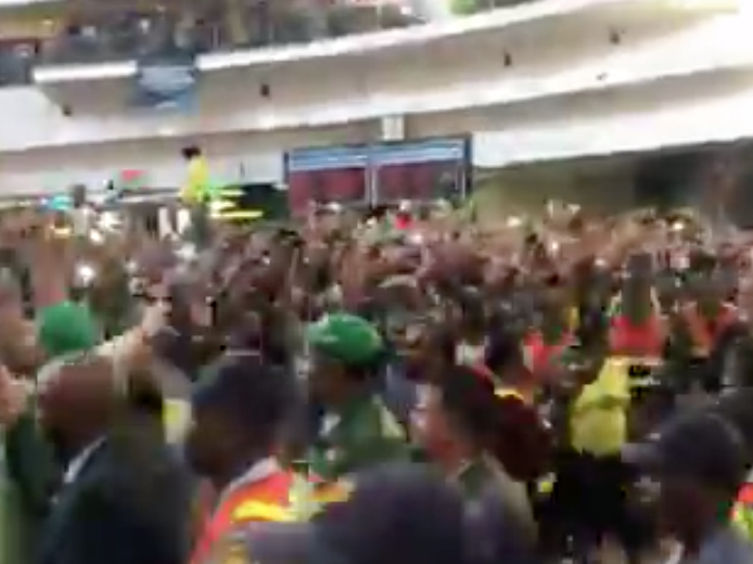 Boks at OR Tambo / Twitter