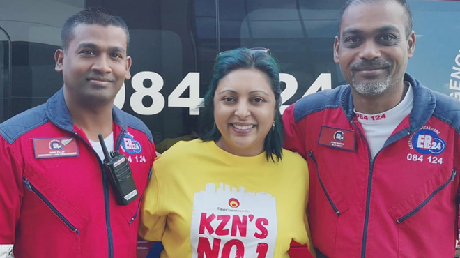 Vinny Pillay, Joshua Naidoo, and Jayshree Parasuramen / Supplied
