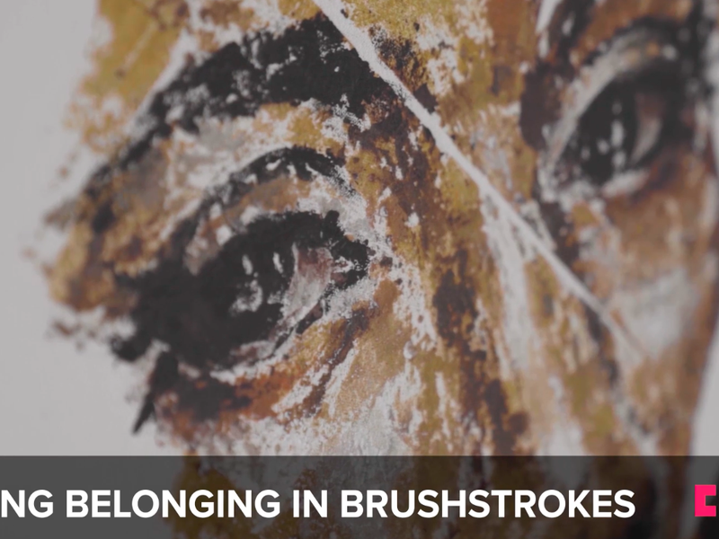 Finding belonging in brush strokes