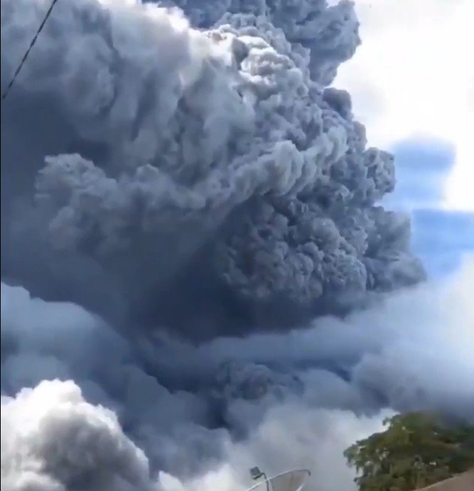 Indonesia volcano