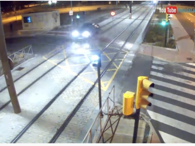 Woman drives drunk on train railway
