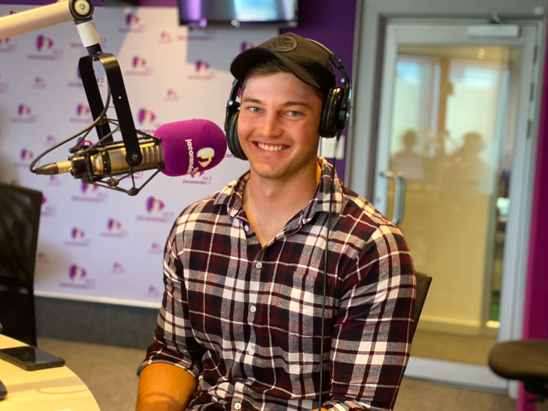 Brendan in studio 1