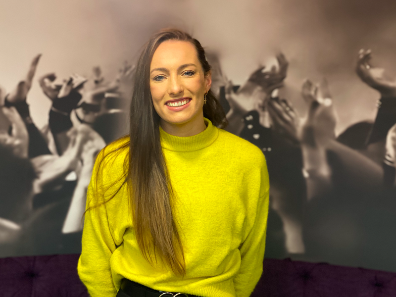 Tatjana in studio with Martin Bester