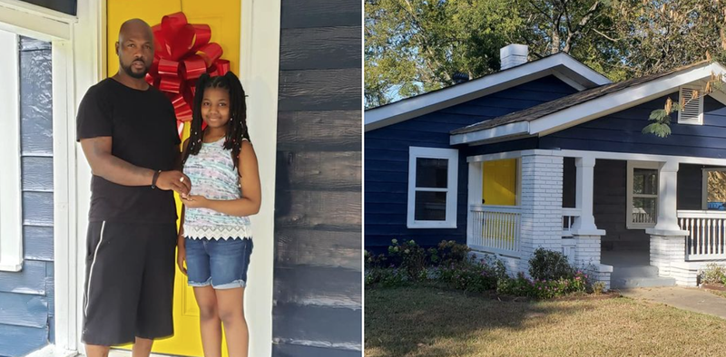 Father buys 13-year-old daughter a house for her birthday.