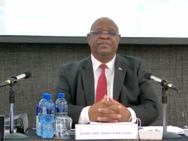acting Chief Justice Raymond Zondo at Chief Justice interviews February 2022