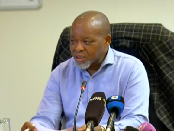 Gwede Mantashe briefing on state capture report March 2022
