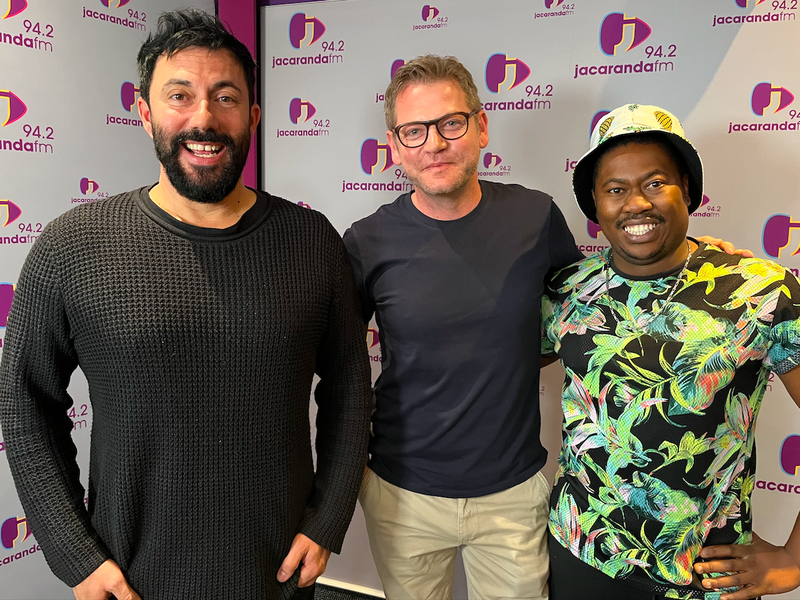 Good Morning Angels recipient, Sims with Martin and Jan Hendrik